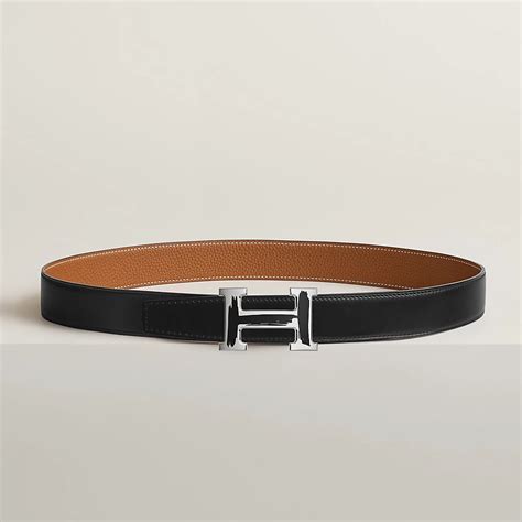 hermes eck 0173 3040400|Brush belt buckle & Reversible leather strap 32 mm.